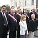 Cérémonie de dépôt de gerbe à l'Arc de Triomphe