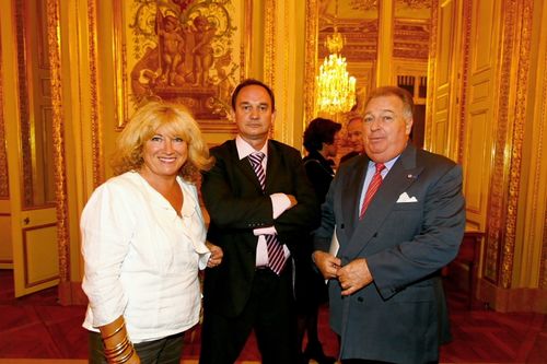 Avec Régine Prato, élu d'Egypte et Serge Vinet, élu de Suisse.